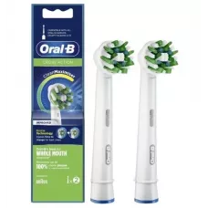 Końcówki Oral-B Cross Action Clean Maximiser EB50RB białe 2 szt.