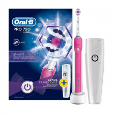 Szczoteczka elektryczna  Braun Oral-B Pro 750 Pink z etui