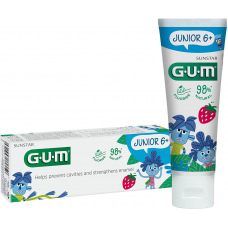 Pasta dla dzieci GUM Junior 6+ o smaku truskawkowym 50ml