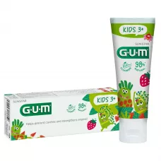 Pasta dla dzieci GUM Kids 3+ o smaku truskawkowym 50ml