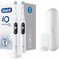 Zestaw szczoteczek magnetycznych Braun Oral-B iO 7 Duo White - dwupak