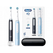 Zestaw szczoteczek magnetycznych Braun Oral-B iO 3 Duo Black+Blue  - dwupak