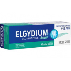 ELGYDIUM Junior pasta do zębów dla dzieci o smaku łagodnej mięty  7-12 lat 50ml