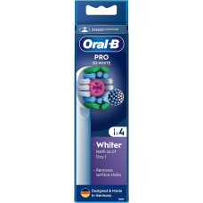 Końcówki Oral-B PRO 3D White  EB18pRX-4 białe 4szt.