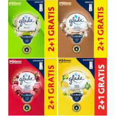 GLADE Touch & Fresh 12 x 10ml Odświeżacz Powietrza Wkład Zapas MIX ZAPACHÓW