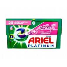 Ariel PLATINUM PODS + Touch of Lenor Kapsułki do prania 34 sztuki