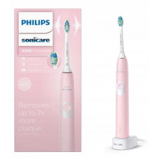 Szczoteczka soniczna Philips 4300 Protective Clean HX6806/04 różowa + 4 końcówki gratis