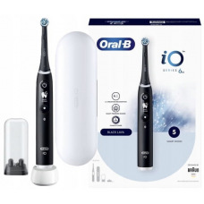 Szczoteczka magnetyczna Braun Oral-B iO 6 Black Lava z białym etui